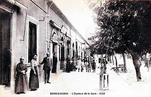 BERROUAGHIA - AVENUE DE LA GARE - 1918